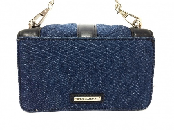レベッカミンコフ REBECCA MINKOFF ショルダーバッグ デニム×レザー 