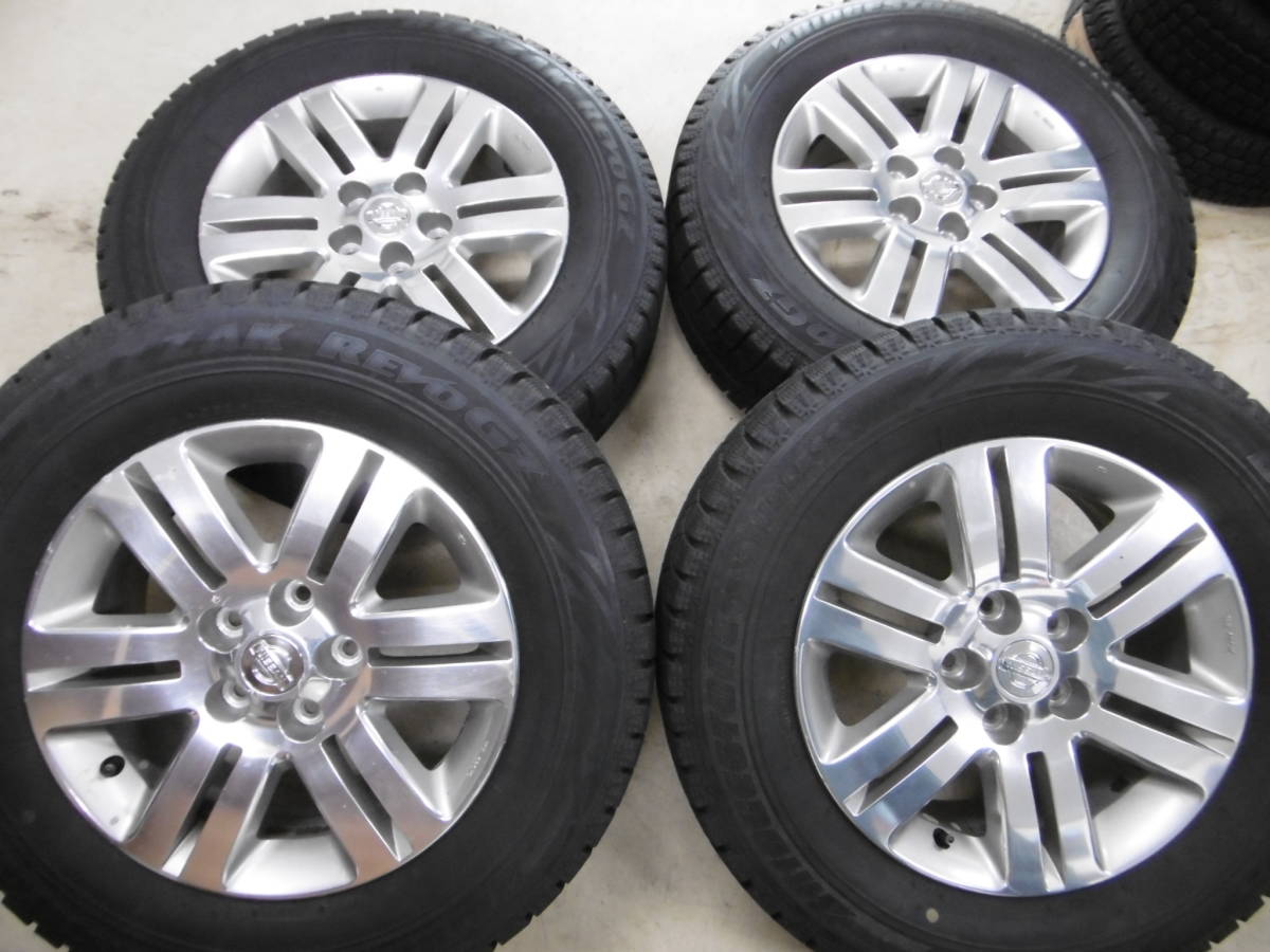 バリ溝 ブリヂストン ブリザック REVO GZ 215/65R16 日産 純正