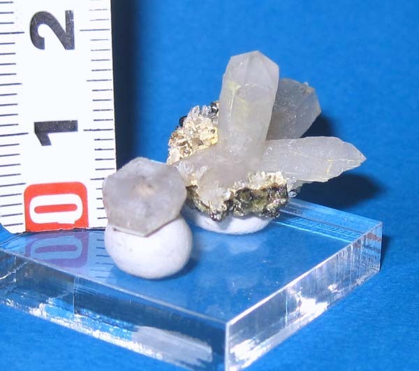 大分県豊後大野市 水晶 - 大分県尾平鉱山産 鉱物標本,カ行,クォーツ