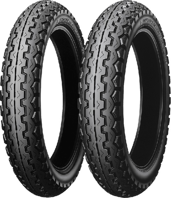 【AZ】ダンロップ TT100GP 100/90-19 WT & 110/90-18 WT タイヤ前後セット