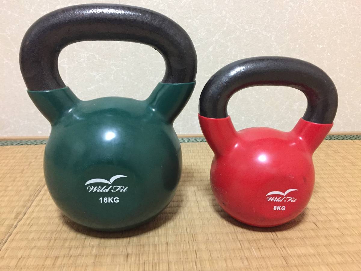 ケトルベル（6キロ、10キロ、16キロ） ケトルベル 16キロ・8キロセット