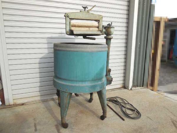 蔵出し品○芝浦製作所（東芝）? 電気式洗濯機○1930年頃○ヴィンテージ