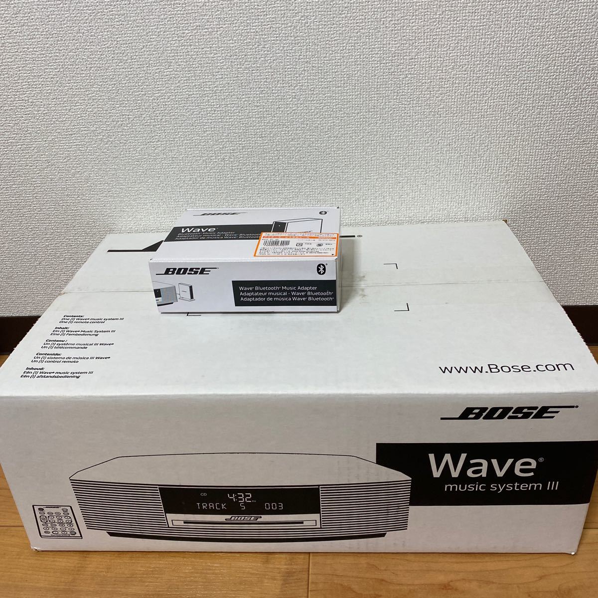 BOSE Wave music system III & Wave Bluetooth Music Adapter 【未開封