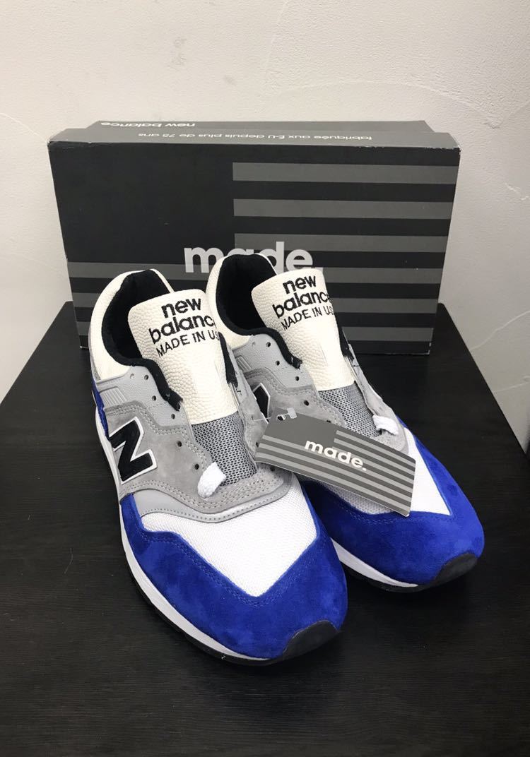 新品未使用 ニューバランスM997OGA US9 UK8.5 27.0cm ホワイトブルー 