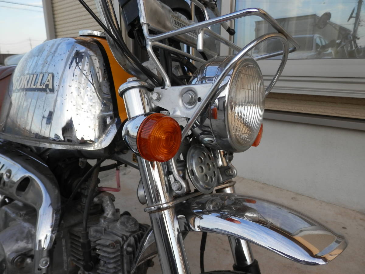 ホンダ ゴリラ 6V 初期メッキ限定車 ノーマル実動車 49cc 書付き 動画