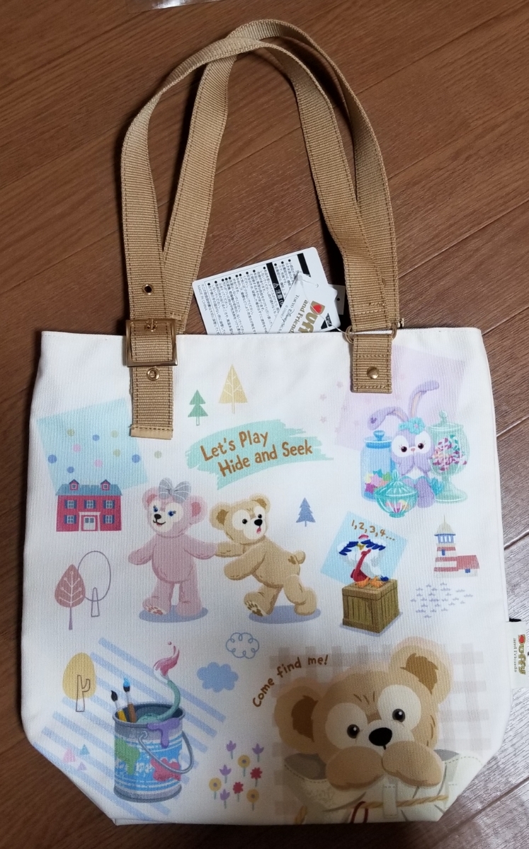 「東京ディズニーシー Disny ダッフィー&シェリーメイ トートバック」【即決有】