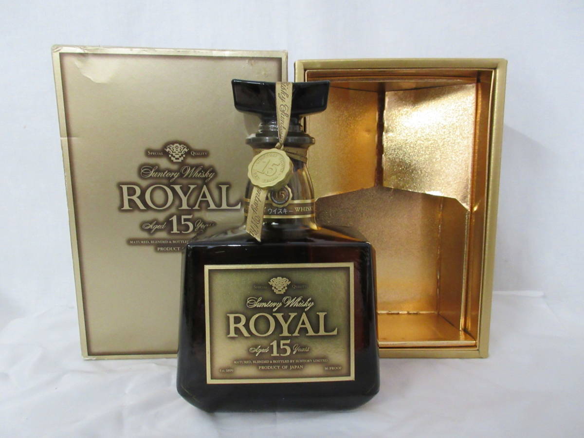 人気店舗 ☆古酒 未開栓 SUNTORY サントリー ROYAL 15年 ウィスキー 人気店舗 ☆古酒 未開栓 SUNTORY サントリー ROYAL 15年 ウィスキー