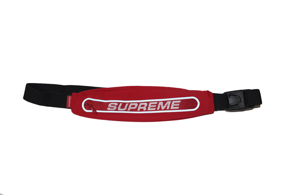 【人気SALE，人気】 SUPREME RUNNING WAIST BAG RED(かばん、バッグ)｜売買されたオークション情報、yahooの商品情報をアーカイブ公開 - オークファン かばん、バッグ