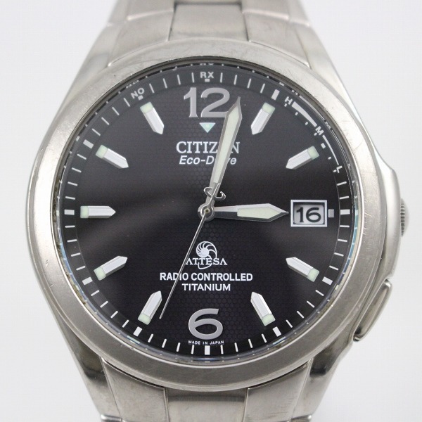 シチズン アテッサ CITIZEN チタン エコドライブ エコドライブ電波 