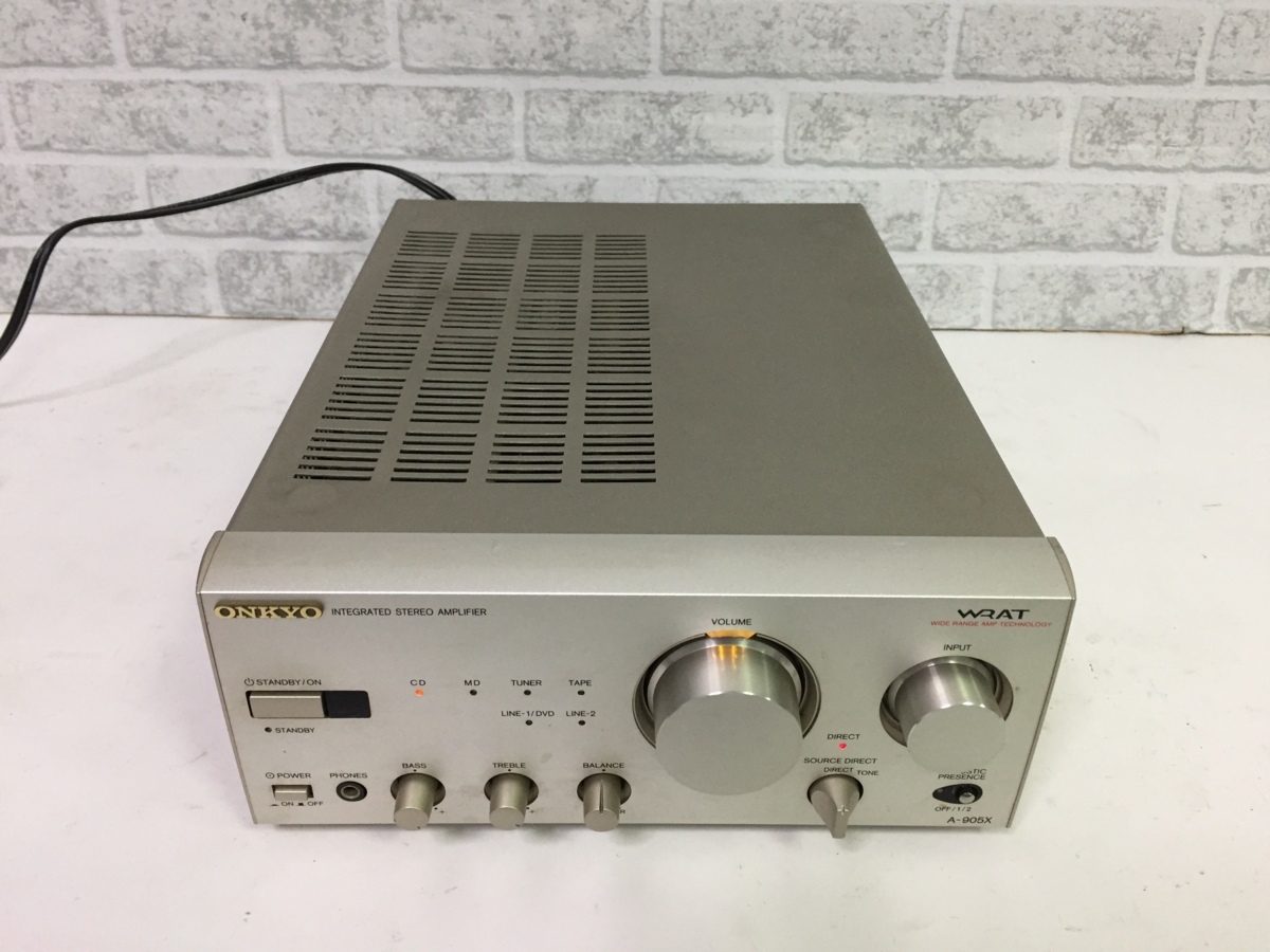 ONKYO A-905X プリメインアンプ | オンキョー ステレオアンプ 公式通販