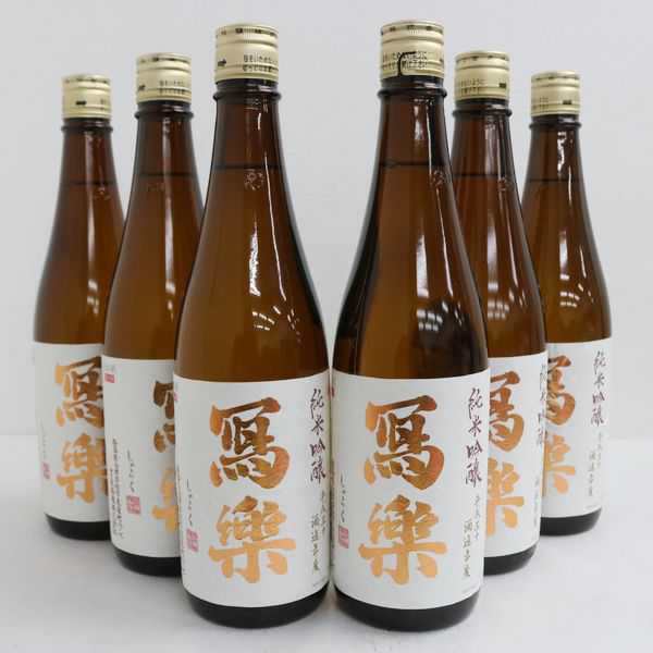 【人気定番，正規品】 6本セット/写楽 純米吟醸 720ml 製造01.10 G9L2479(セット、詰め合わせ)｜売買されたオークション情報、yahooの商品情報をアーカイブ公開 - オークファン セット、詰め合わせ