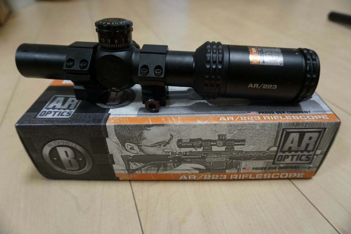 AR OPTICS Bushnell スコープ ブッシュネル 1-4x24mm 実物 Optics