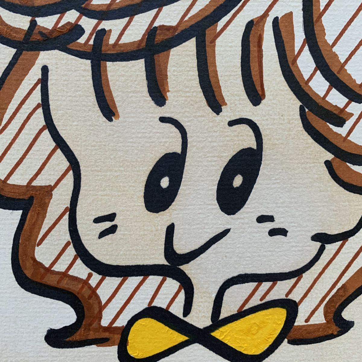 岡田有希子 ユッコ 直筆サイン色紙 巨大イラスト入り 超 カラーの入札 