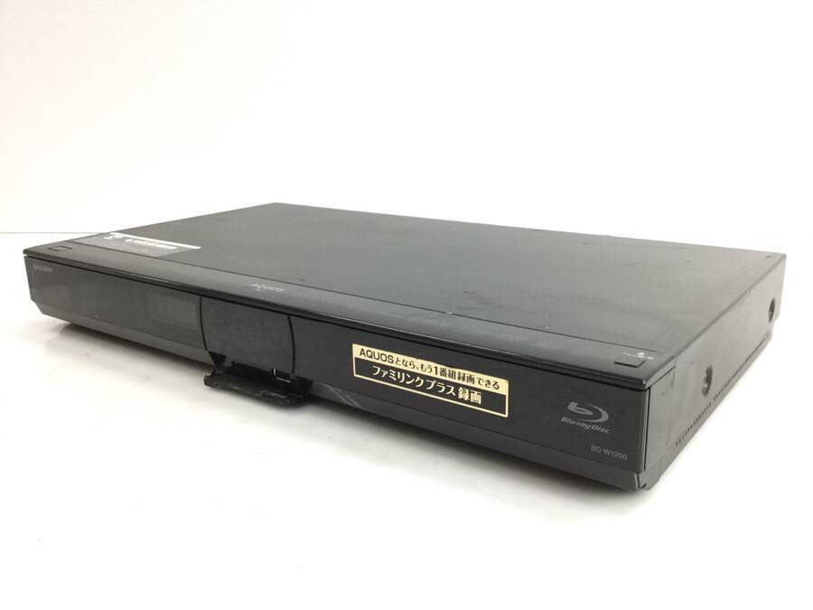 SHARP BD-W1200 HDD/BDレコーダー(3D対応品)○ジャンク品 シャープ 1TB 