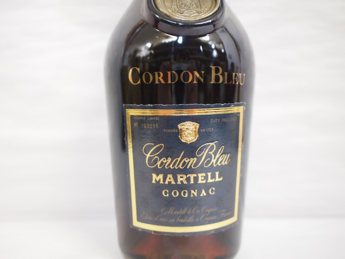 古酒【未開栓】MARTELL CORDON BLEU/マーテル コルドンブルー 旧ボトル