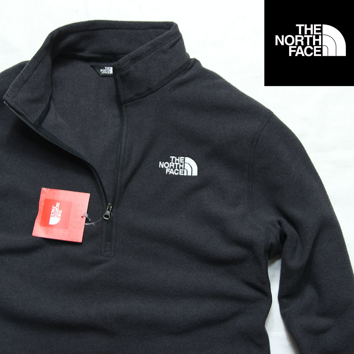 得価，HOT LA購入 THE NORTH FACEノースフェイス 本物 日本未発売 US限定 100 GLACIERフリースジャケット ハーフジップ M/黒 パーカー(フリース)｜売買されたオークション情報、yahooの商品情報をアーカイブ公開 男性用