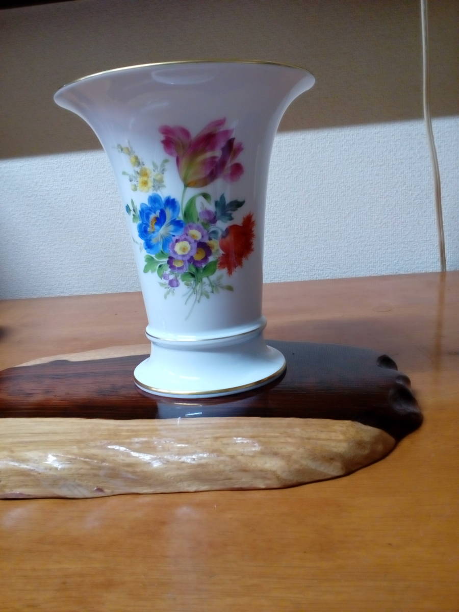 マイセン.五つ花 (フラワーベース). 花瓶. 花 器.