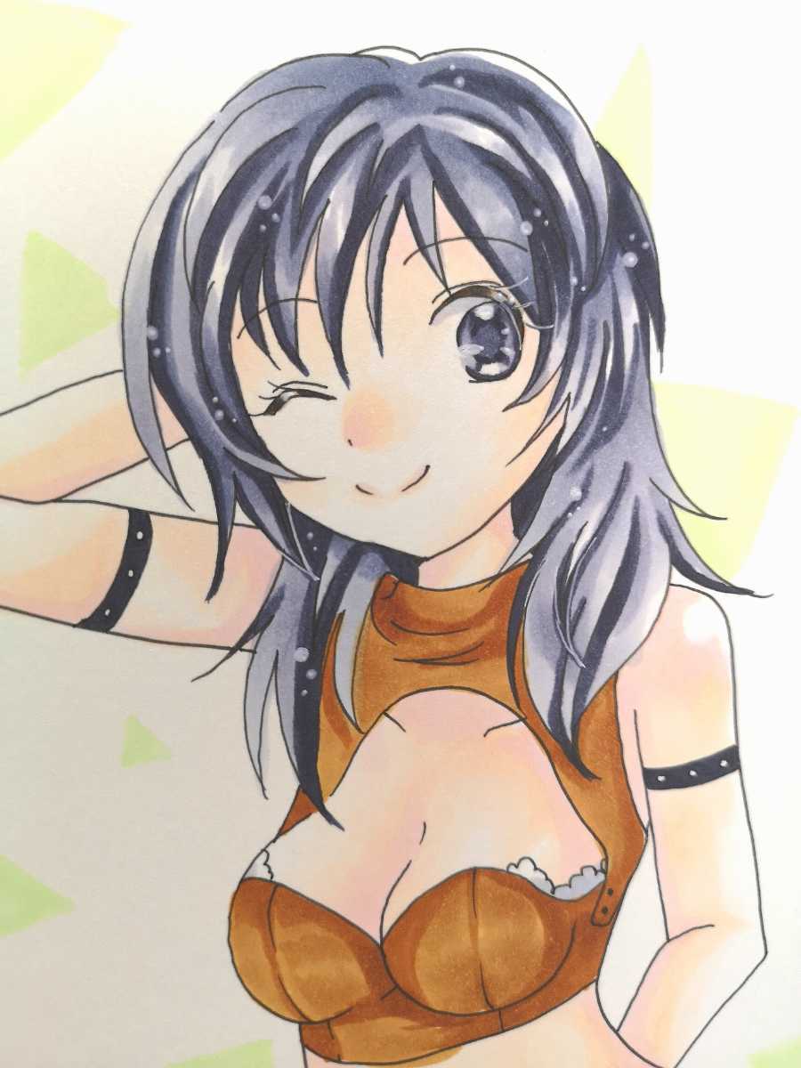 手描きイラスト 髪の毛ボサボサ 茶色服 野性的 女の子 手描きイラスト 売買されたオークション情報 Yahooの商品情報をアーカイブ公開 オークファン Aucfan Com