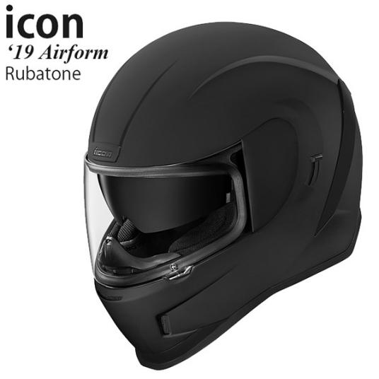 新作入荷，格安 XL 約61-62cm ブラック Icon ヘルメット Airform 2019年 モデル Rubatone(XLサイズ)｜売買されたオークション情報、yahooの商品情報をアーカイブ公開 - オークファン フルフェイス（オンロード用）