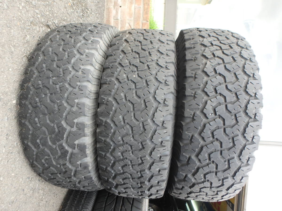 中古◆BF Goodrich All-Terrain T/A 265/70R17 3本セット◆ビーエフグッドリッチ オールテレーン ティーエー
