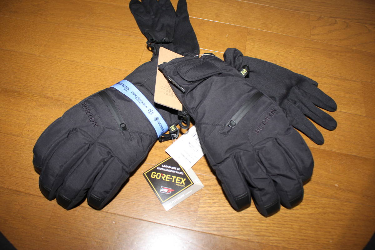 数量限定，送料無料 バートンBURTON ゴアテックスGORE-TEX スノーボードグローブ メンズM 黒 ￥11000 タッチパネル対応 手袋(バートン)｜売買されたオークション情報、yahooの商品情報をアーカイブ公開 - オークファン グローブ