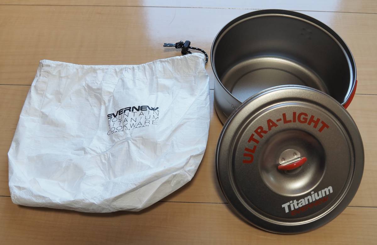  品 エバニュー ウルトラライトチタンクッカー３(クッカー)｜売買されたオークション情報、yahooの商品情報をアーカイブ公開 - オークファン クッカー