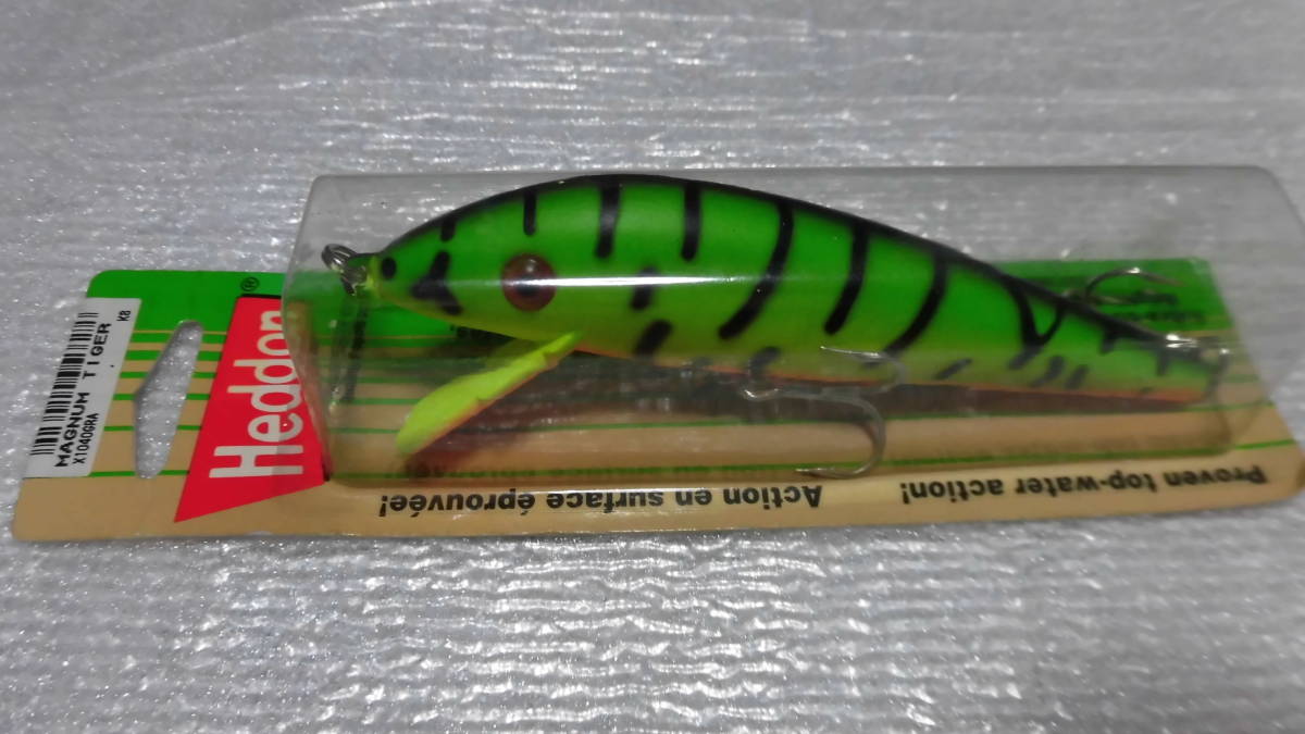 驚きの破格値，得価 OLD へドン ビッグタイガー GRA X1040 13cm BIG TIGER マグナムタイガー HEDDON(ヘドン)｜売買されたオークション情報、yahooの商品情報をアーカイブ公開 - オークファン 淡水