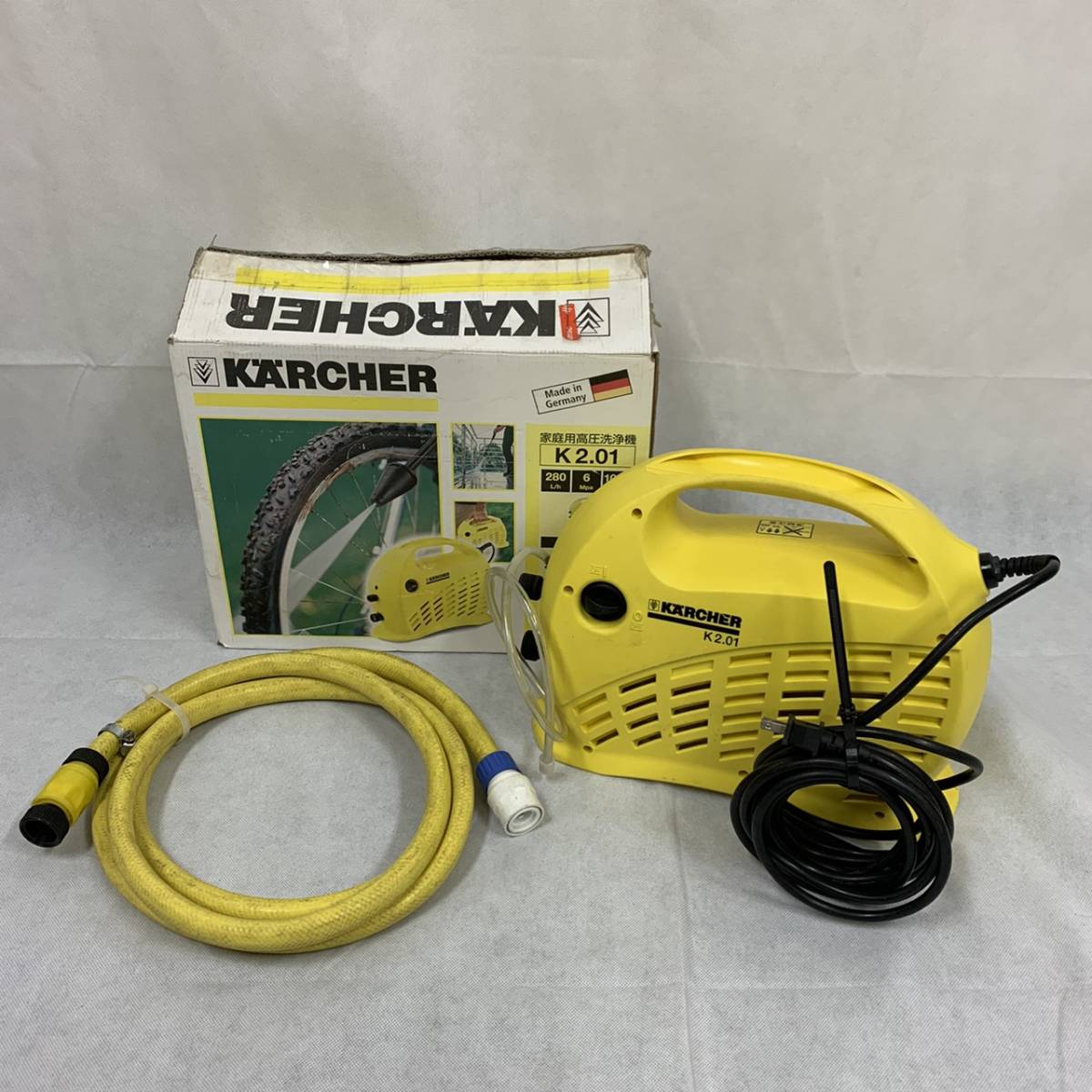  通電確認済 KARCHER K2.01 家庭用高圧洗浄機(高圧洗浄機)｜売買されたオークション情報、yahooの商品情報をアーカイブ公開 - オークファン 高圧洗浄機