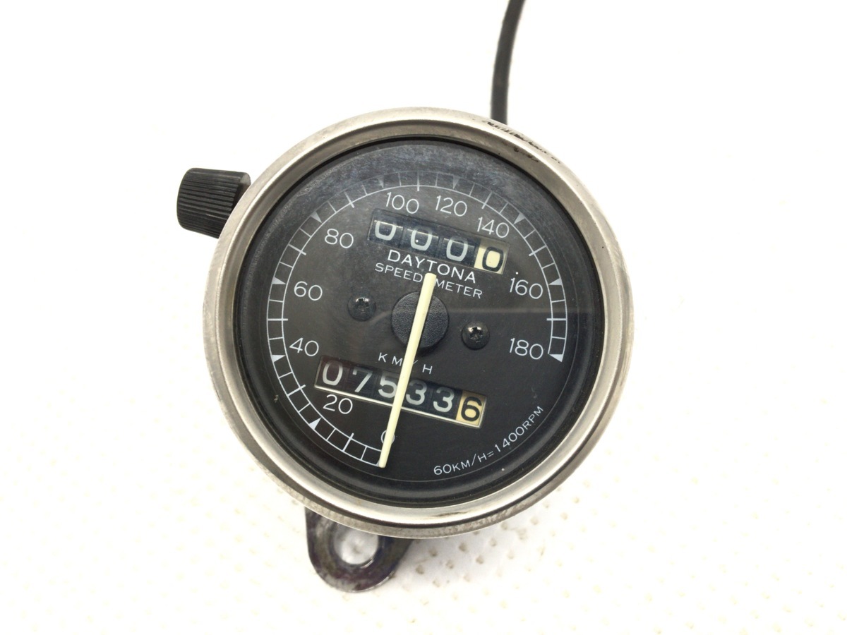 ②【レターパック】★180km DAYTONA 機械 スピードメーター ドリーム CB250T CB250 始動動画有★エクスポート セニア ホンダ 旧車 G5