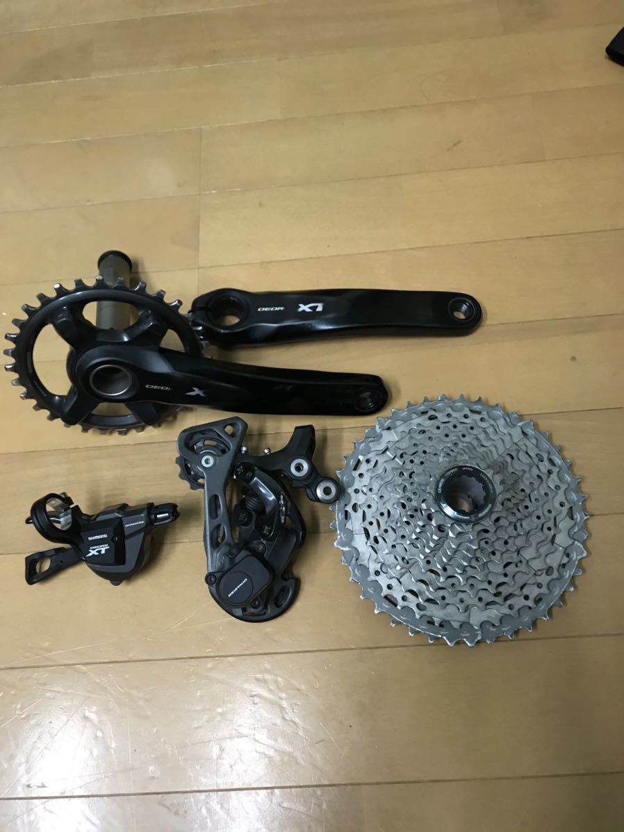 高品質，100%新品 shimano シマノ M8000系セット 11速 クランク シフター リアディレイラー スプロケット11-42(パーツセット)｜売買されたオークション情報、yahooの商品情報をアーカイブ公開 - オークファン パーツセット