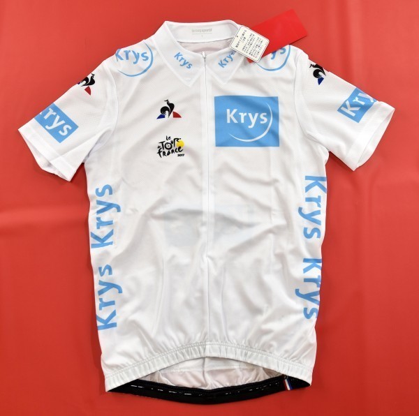 正規品，大人気 Le Coq Sportif 2017モデル TDF4賞 レプリカジャージ size:S ホワイト(Sサイズ)｜売買されたオークション情報、yahooの商品情報をアーカイブ公開 - オークファン 男性用