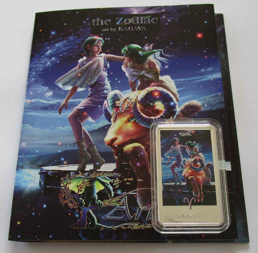 ニウエ 牡羊座 2ドル 2012年 銀貨 硬貨 星座 KAGAYA 世界 アンティーク