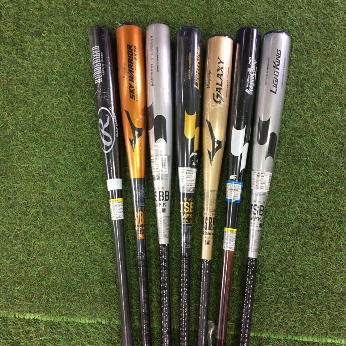 大得価，セール W XA1558 大量まとめ SSK ナイキ Rawlings 野球 軟式 バット 7本まとめ 木製あり LIGHTKING GALAXY など 展示品(軟式用)｜売買されたオークション情報、yahooの商品情報をアーカイブ公開 - オークファン 軟式用