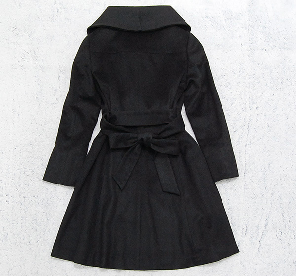 ☆極上の高級感！定価￥82，950 イネド INED カシミヤ100％ ベルト付き 