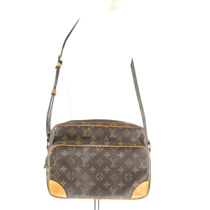 難有LOUIS VUITTON ルイヴィトン モノグラム ショルダーバッグ 茶