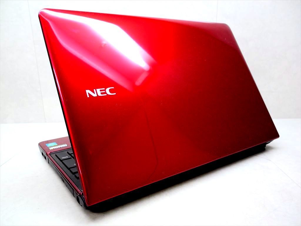 NEC LaVie S [ルミナスレッド] 価格比較 Celeron 美品 PC-LS150CS1YR 