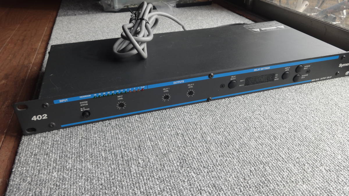 ☆値下げ 動作OK Symetrix 402 DUAL OUTPUT DELAY ¥3480より最落無し