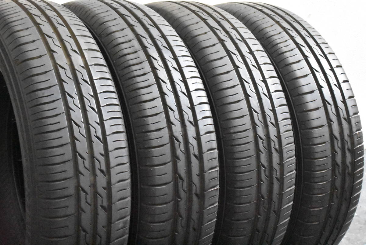 バリ溝】【即決品】イエローハット ECOFINE 155/65R14 2018年製 低燃費
