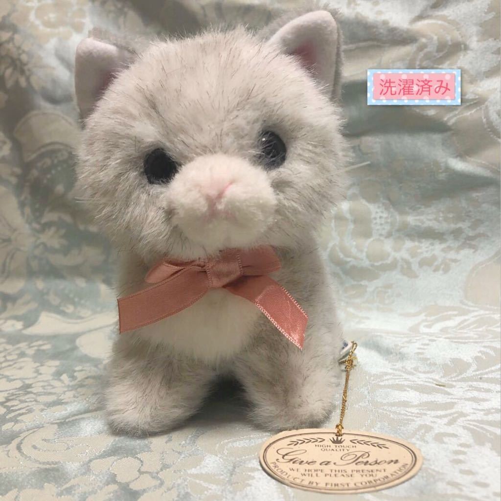 First グレーの可愛い子猫 ぬいぐるみ ファースト 小猫 ねこ 昭和レトロ メルヘン ファンシー ネコ ねこ 人形 当時物 洗濯済み ネコ一般 売買されたオークション情報 Yahooの商品情報をアーカイブ公開 オークファン Aucfan Com
