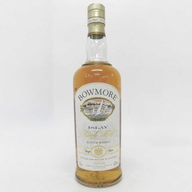 カモメラベル ボウモア BOWMORE 43% ☆カモメラベル 12年 ＊箱