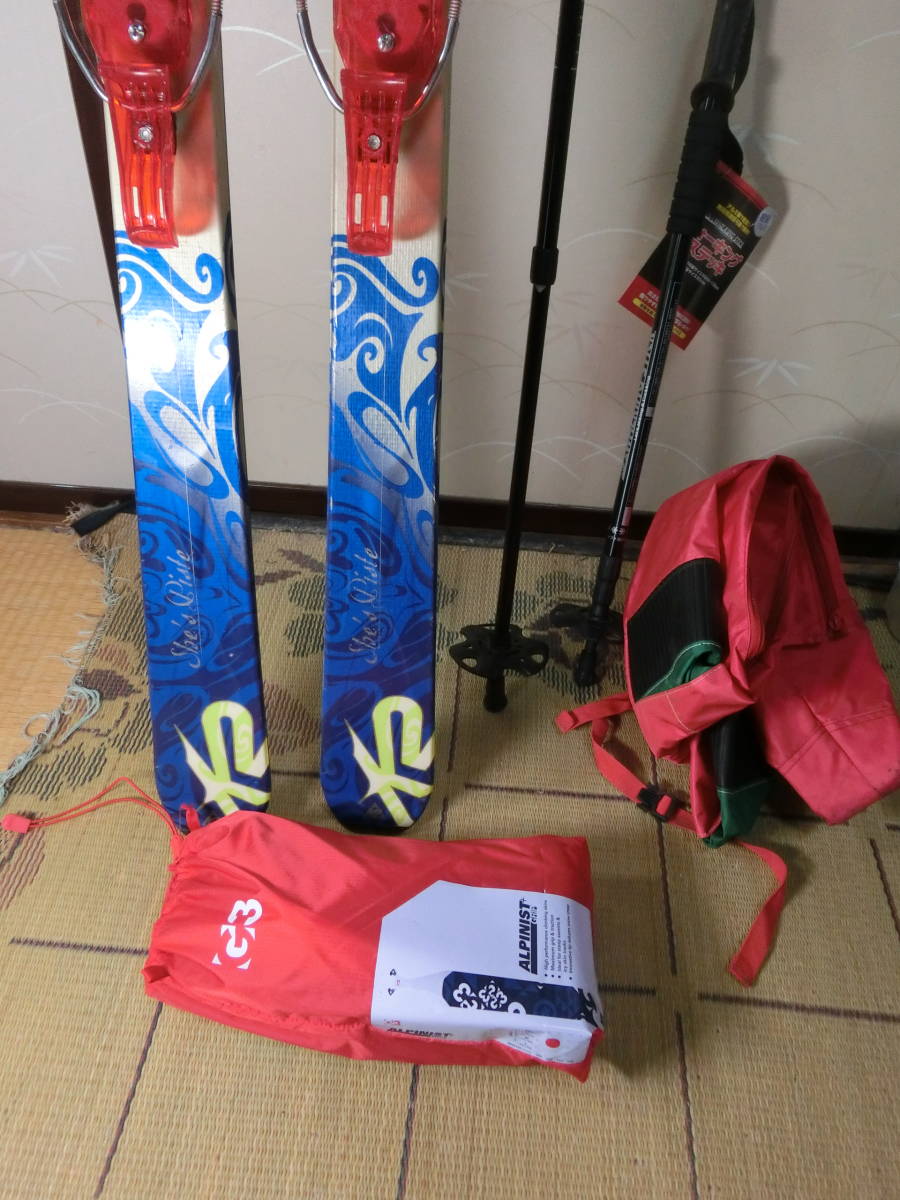 K2 ケーツー and テレマーク スキー Piste Pipe ピステパイプ 169cm 登山 25-26 アウトドア G3タルガ ビンディング 84ｍｍ 0