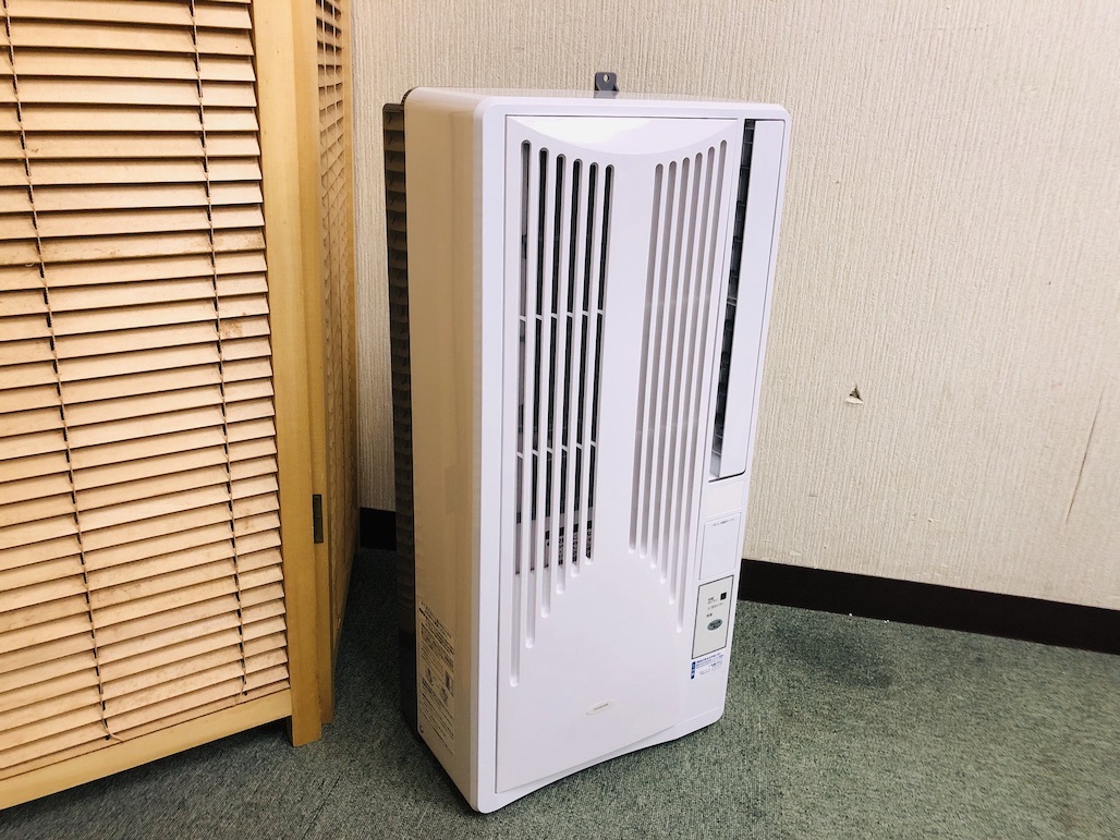 コイズミ KAW-1692 ルームエアコン ウインド型 リモコン 窓枠付き 2019