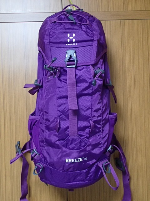 人気セール，セール １回のみ使用 HAGLOFS BREEZE 30L/ホグロフス ブリーズ トレッキング用バックパック(バックパック)｜売買されたオークション情報、yahooの商品情報をアーカイブ公開 - オークファン バックパック