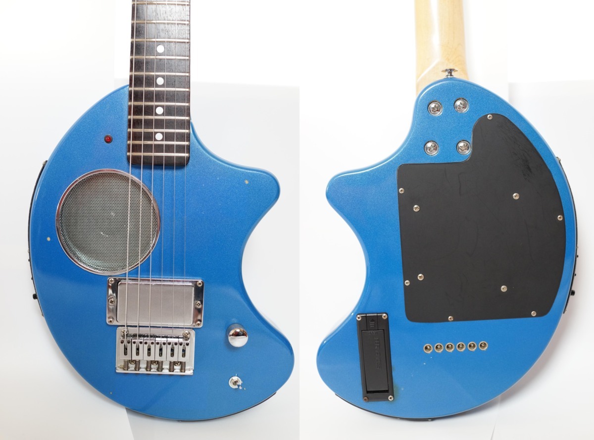 ☆FERNANDES☆DIGI-ZO ZO-3 ブルーメタリック アンプ内蔵ミニギター