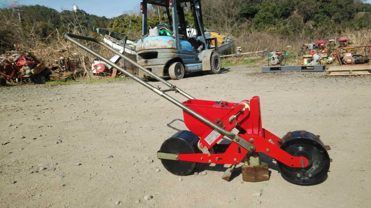種まき機 播種機 向井工業 ごんべえ 現状品 商品説明欄を