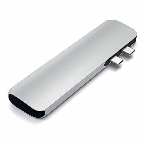 Satechi Type-C アルミニウム Proハブ シルバー / MacBook Pro MacBook Air対応 40Gbs Thunderbolt 3 4K HDMI Micro/SDカード USB 3.0 Satechi Type-C アルミニウム satechi (スペースグレイ メルカリ