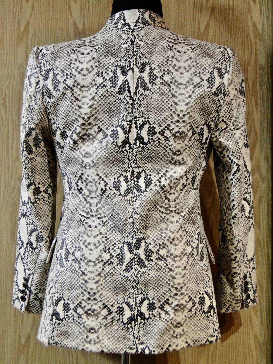 5351POUR LES HOMMES]パイソン柄テーラードジャケット(1号)5351