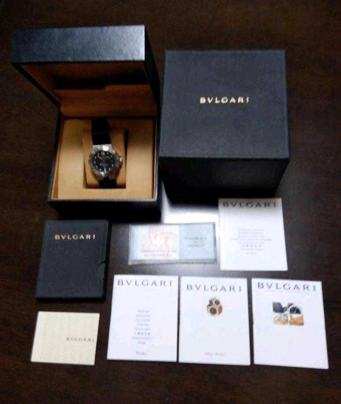 商品名 ブルガリ BVLGARI ディアゴノスクーバ SD38S メンズ デイト 黒_1