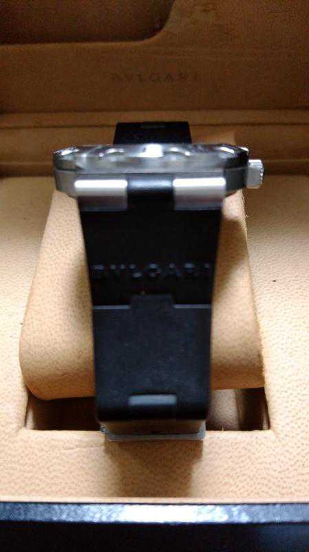 商品名 ブルガリ BVLGARI ディアゴノスクーバ SD38S メンズ デイト 黒_7