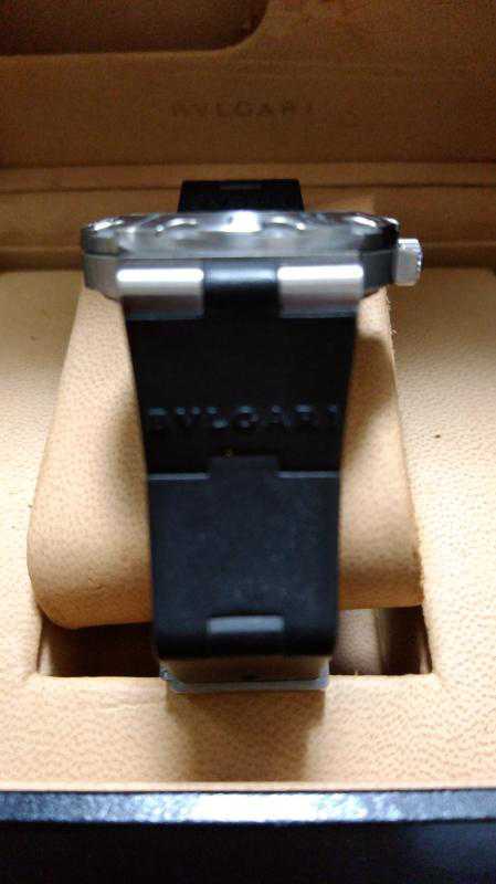 商品名 ブルガリ BVLGARI ディアゴノスクーバ SD38S メンズ デイト 黒_8